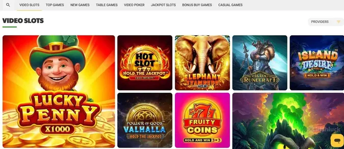 WikiLuck Casino's Game Collection