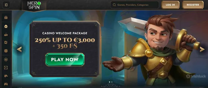 HeroSpin Casino welcome bonus