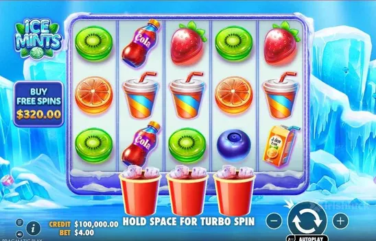 Gameplay of Ice Mints slot