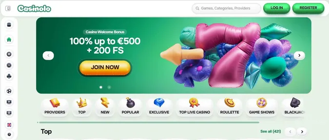 Casinolo casino welcome offer