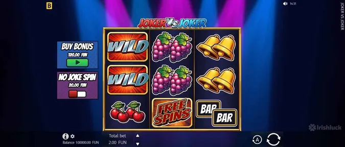 Gameplay of Joker vs Joker slot 1