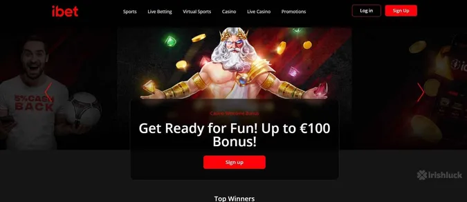 Welcome bonus at ibet Casino