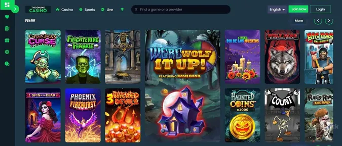 TheOnlineCasino game library