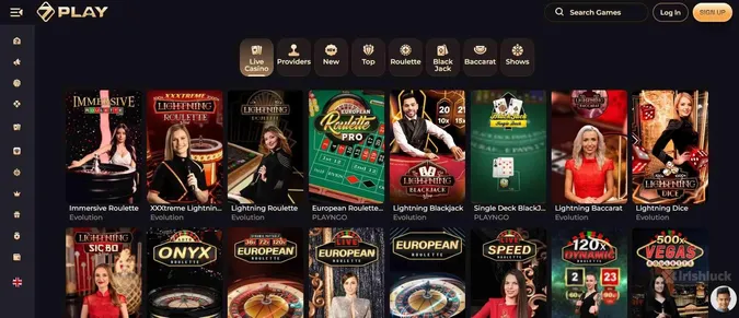 SevenPlay casino live dealer games