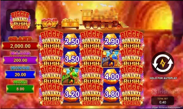 Bigger Bonanza Rush Express gameplay