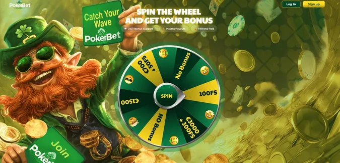 Pokerber casino wheel turn