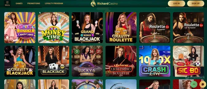 Richard Casino live casino games