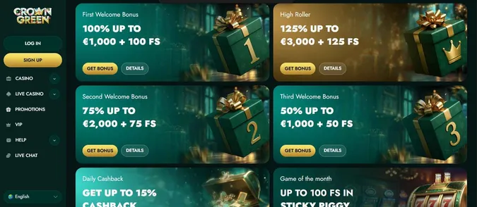 Crowngreen casino live dealer games