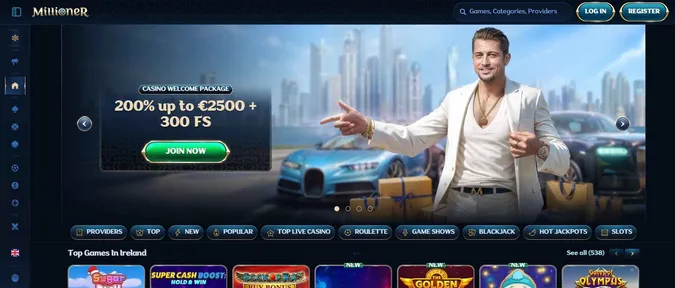 Millioner Casino welcome bonus