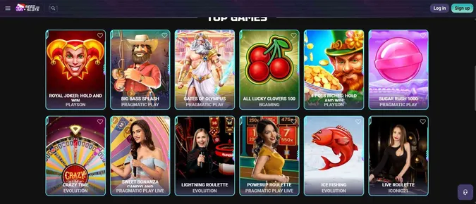 NeedforSlots Casino collection of games