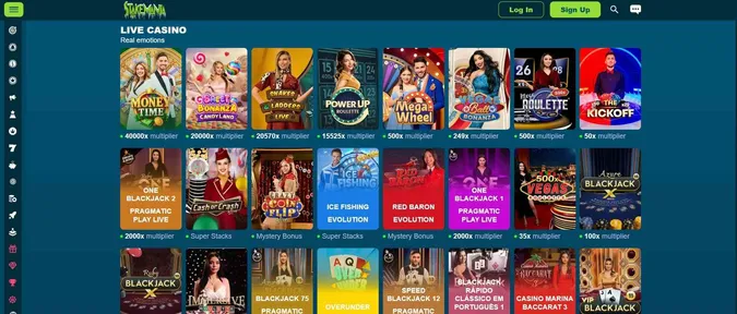 Stakemania live dealer games