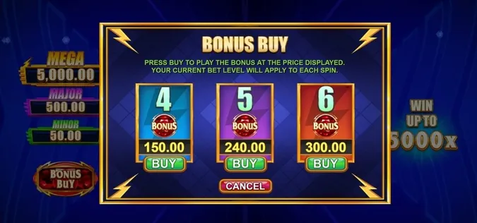 Gold Blitz slot bonus buy