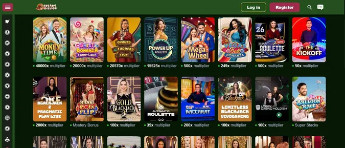 FreakyBillion live dealer games