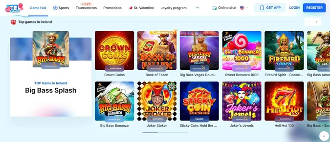 Ice casino collection of slot games