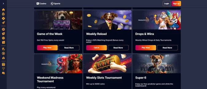 PuppyBet Casino promotions and bonuses