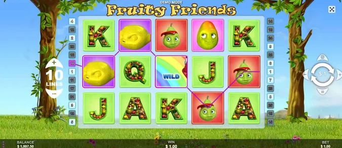 Fruity Friends slot wild symbol