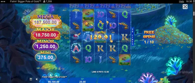 Fishin' Bigger Pots of Gold Slot by Gameburger Studios