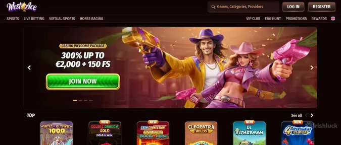 Westace Casino Welcome Offer