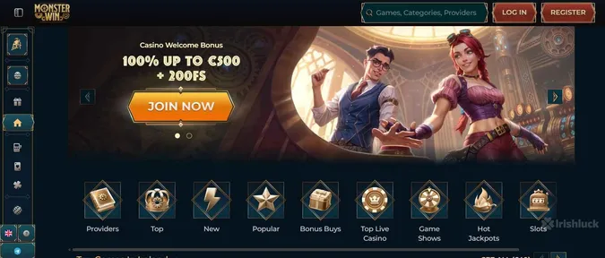 Monsterwin casino welcome offer