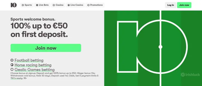 10bet Sportsbook welcome offer