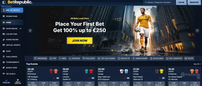 betrepublic casino welcome offer