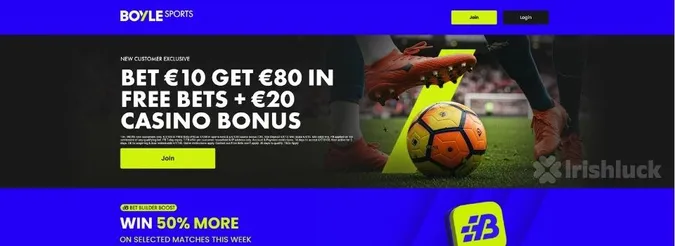 BoyleSports sports betting welcome offer