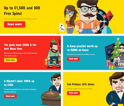 Kassu Casino Welcome Bonus Ireland