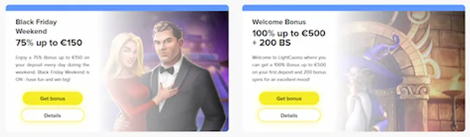 Light Casino Promotions Ireland 2021