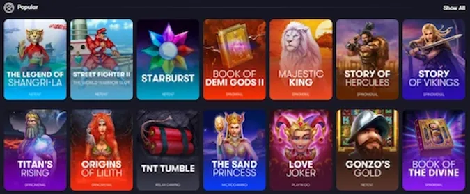 Shangri La Popular Slot Games