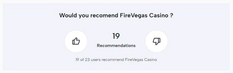Online casino feedback collection