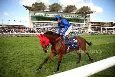 Mawj and Oisin Murphy going to post before the Qipco 1000 Guineas Stakes on day three of The QIPCO Guineas Festival at Newmarket Racecourse. Picture date: Sunday May 7, 2023.