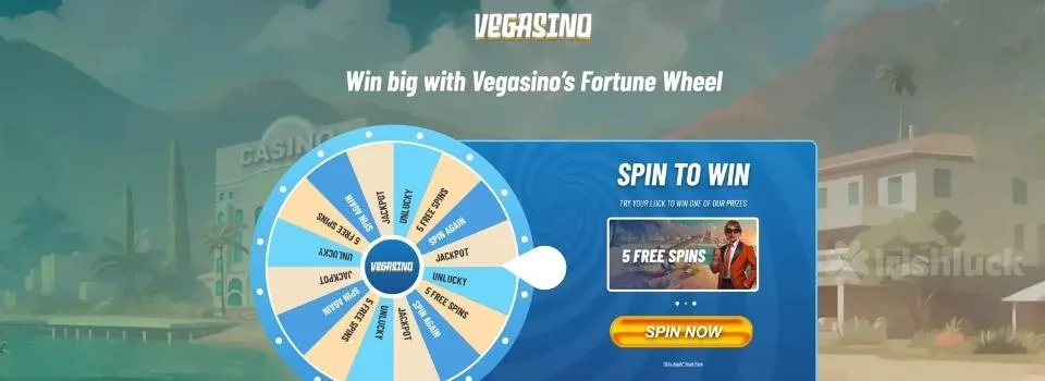 Vegasino 5 free spins