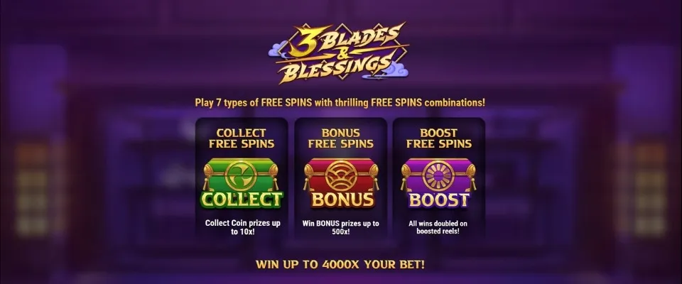 3 blades and blessings slot