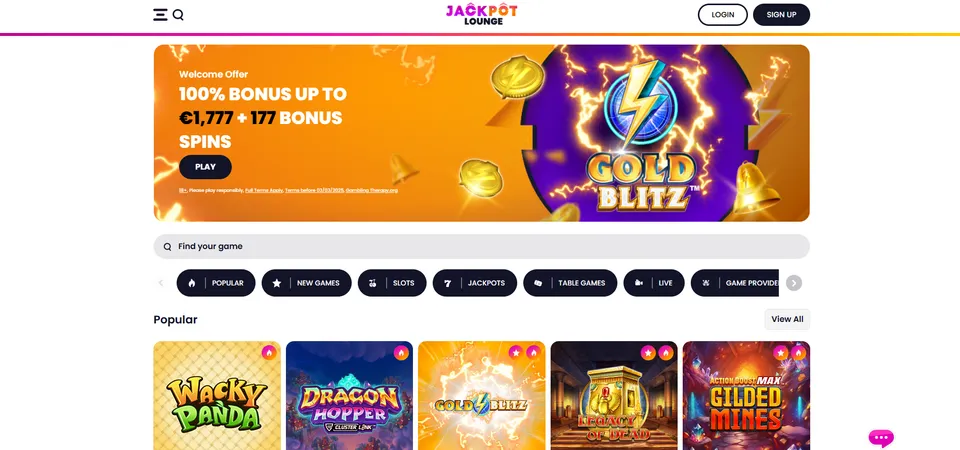 jackpot lounge fast withdrawal casino on irishluck