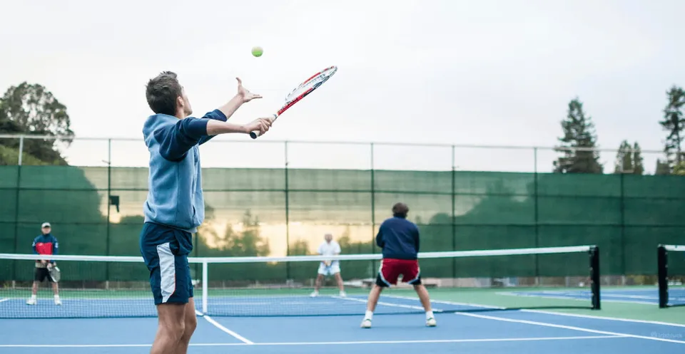 tennis with friends