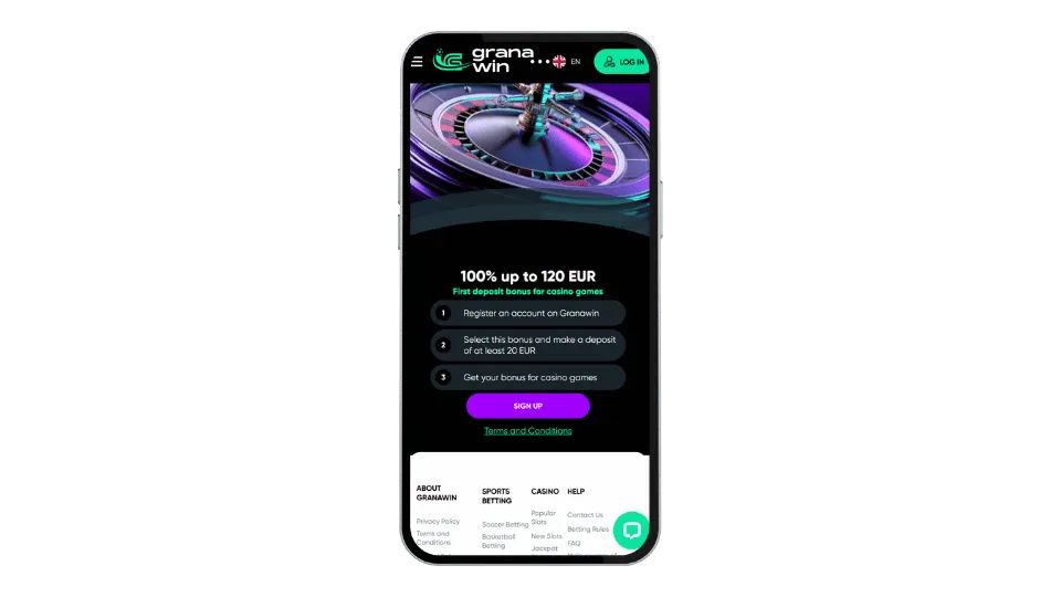Granawin casino welcome bonus