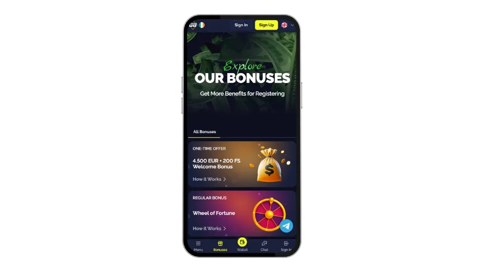 Goldbet casino welcome offer