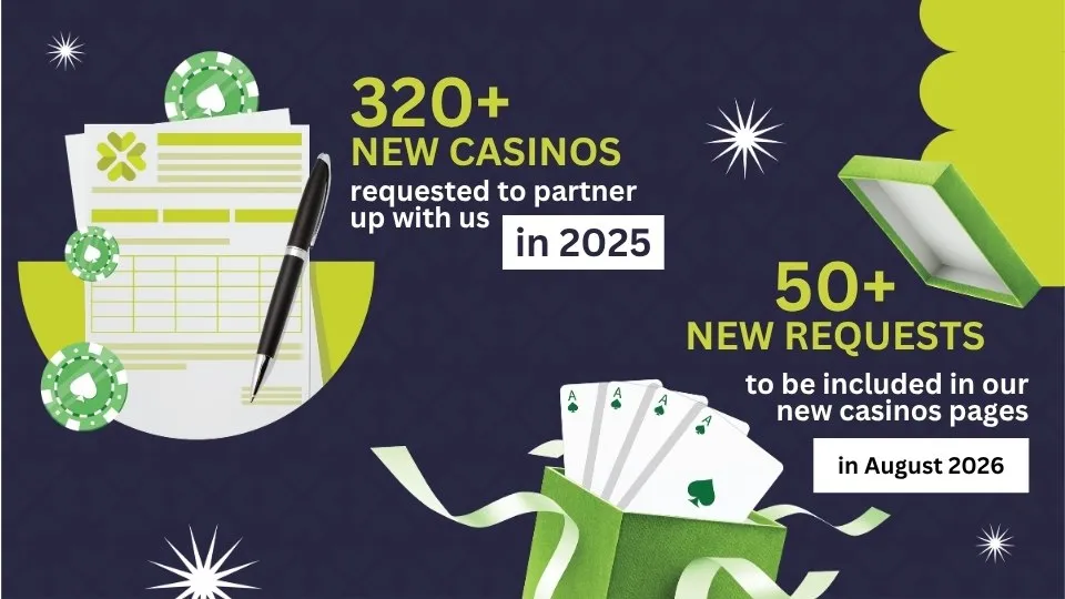 New casinos requests in August