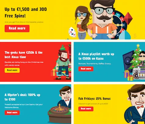 Kassu Casino Welcome Bonus Ireland