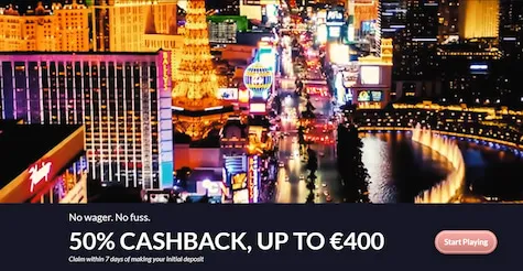 Vegas Lounge Casino Ireland Welcome Bonus